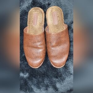 Beckett Simonon Jones Slipper Mens 11 Leather Fleece Lined Super warm